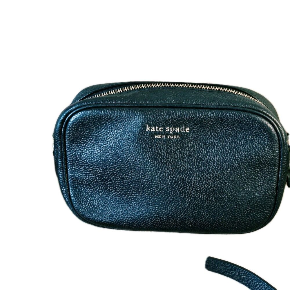 Kate Spade Black Pebbled Leather Small Crossbody Bag - Picture 5 of 10